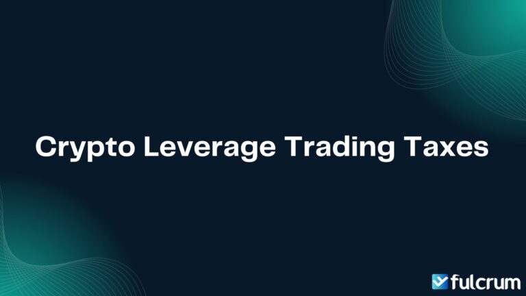 Crypto Leverage Trading Taxes